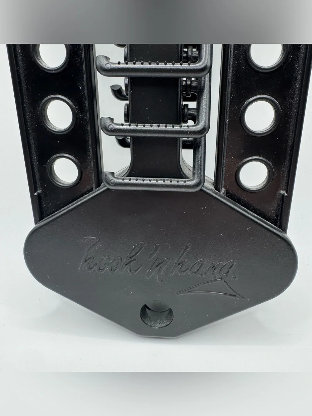 Hook n Hanger Black Plastic Closet Hanger System Space Saving Storage Organizer